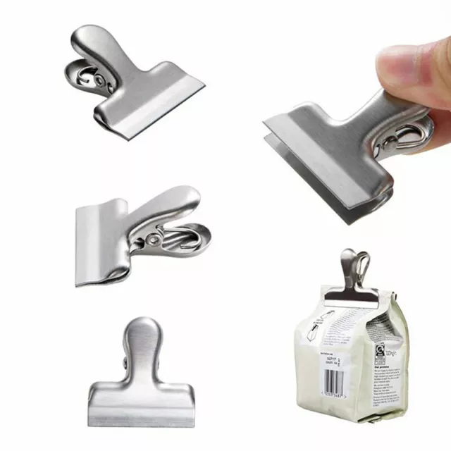 Stainless Steel Sealing Clip Food Snack Sealing Pocket Clip Fresh-keeping Clip_w
