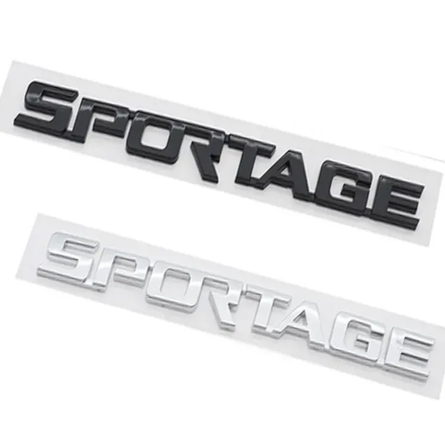 Für Sportage Schriftzug Embleme Aufkleber Logo Flache Badge Trunk Auto NEW