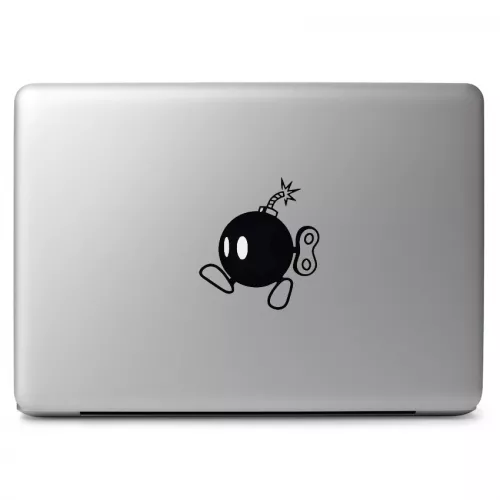 Mario Bomb Black for Macbook Air Pro 11 13 15 17" Laptop Vinyl Decal Sticker