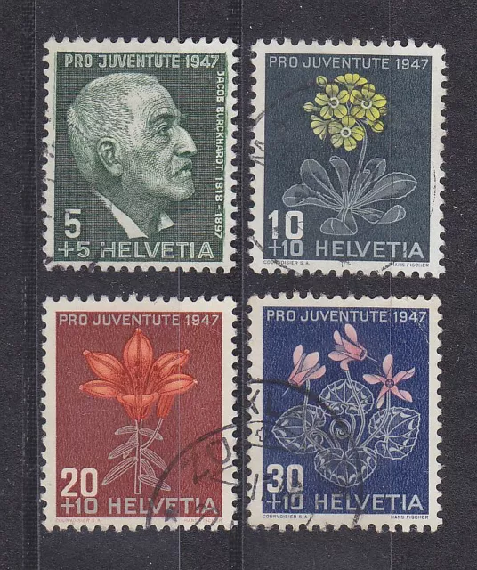 Schweiz 1947 Pro Juventute MiNr. 488-91 ⊙/gest ohne Falz- und Papierreste