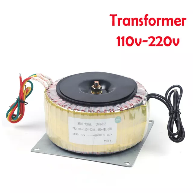 Toroidal Power Transformer 900W 45Hz-60Hz Output 60V Input AC110V-220V 15A USA
