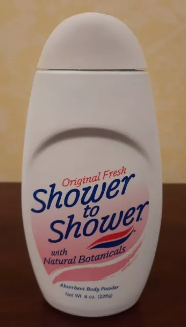 VTG Shower to Shower Original Fresh Body Powder Natural Botanicals Movie TV Prop