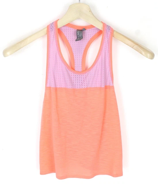 Sweaty Betty T-Shirt Donna XS senza Maniche SPORTS Top Corto