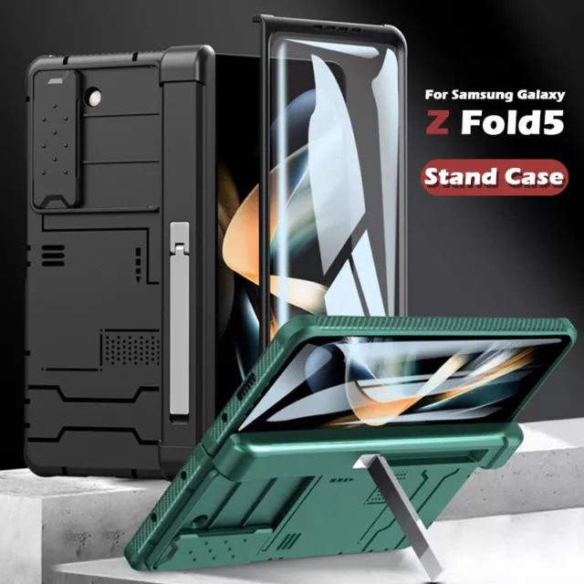 Coque Etui Antichoc Pour Samsung Galaxy Z Fold5 Support Dur Titulaire Case Cover