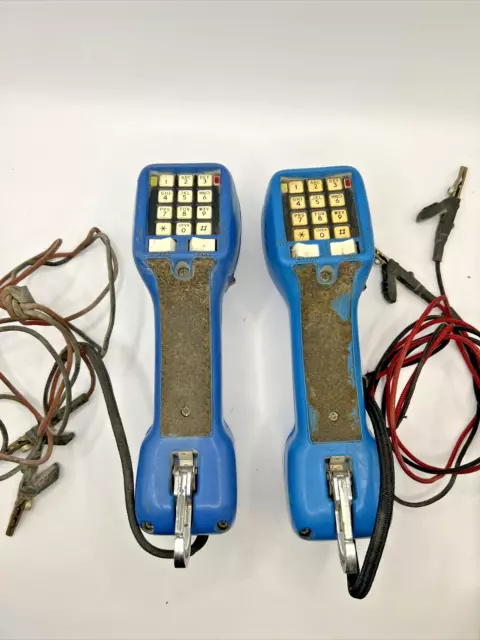 Vtg Harris Dracon Test Set Butt Set Linemans Phone Line Tester - TS21