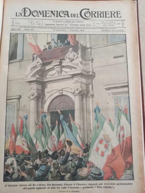 La Domenica del Corriere Annata completa 1918 - 1