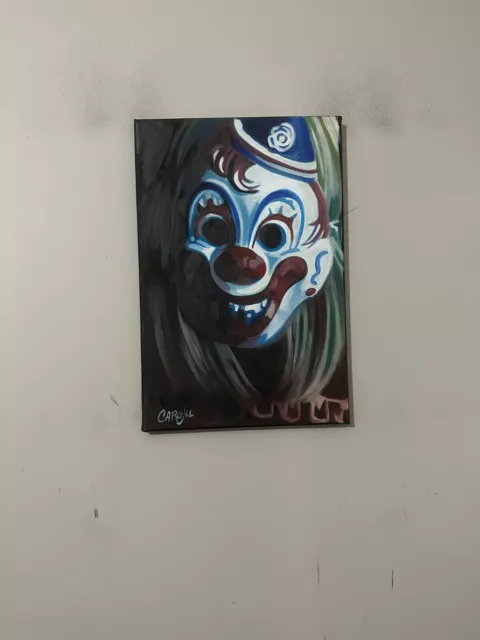 Young Michael Myers Halloween 12"x18" Pop Art Painting Chris Cargill