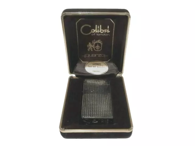 Colibri Sterling colibrì colibri' accendino lighter vintage a gas con in scatola