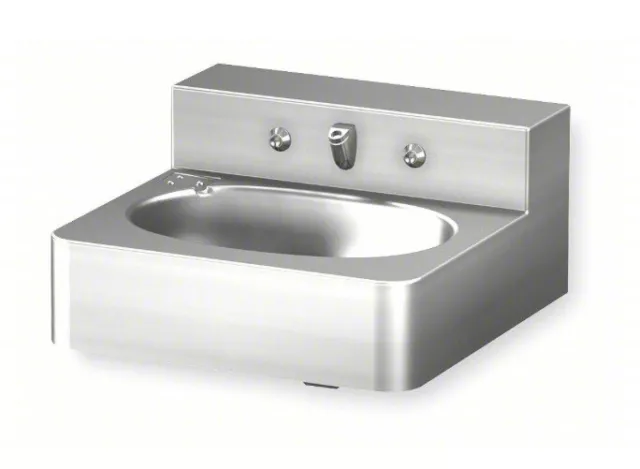 Acorn Penal-Ware 1652 Series 14 3/4 in x 9 1/2 in Stainless Steel Lavatory Sink