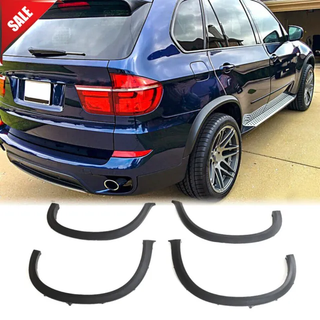 Fit For BMW X5 E70 2007-2013 4PCS Fender Flares Molding Trims Wide Wheel Arches