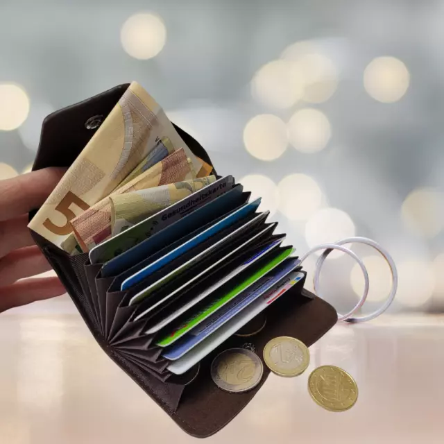 Slim Wallet Kreditkartenetui RFID Schutz Portmonee Geldbörse Accessoires Fashion