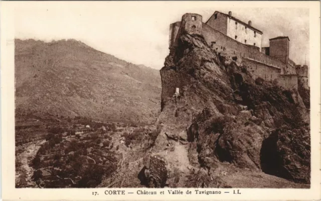 CPA Corte Chateau et Vallee de Tavignano CORSICA (1078617)