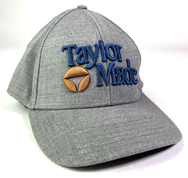 TAYLORMADE A-FLEX GRAY Golf Hat S/M Vintage Style Fitted $19.99 - PicClick