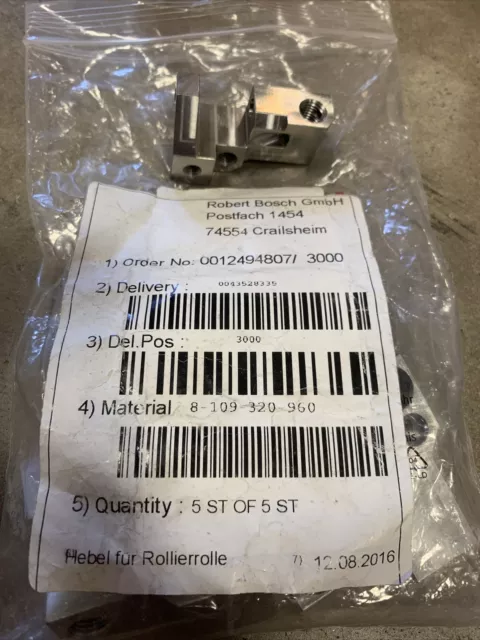 Bosch Verpackung Maschine Teil 8-109-320-960 Block, 5 Packung Neu