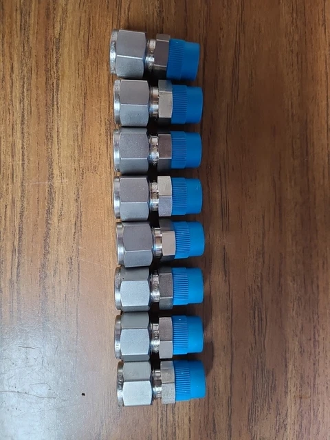 8  Swagelok Stainless Steel Connector, 1/2" OD Tube x 3/8 mal" MNPT,  SS-810-1-6