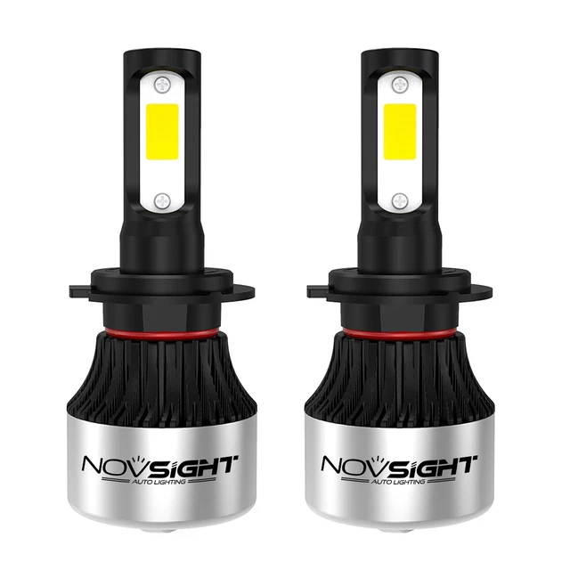 H7 LED Bulbs Hi/Lo Beam Headlight Super Bright Super Power 6500K 9000LM NIGHTEYE
