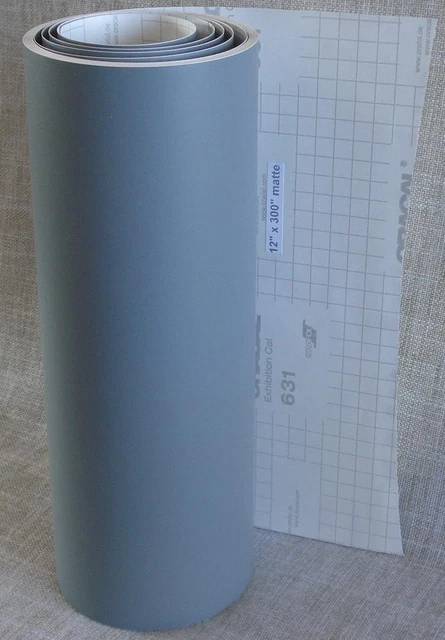 Oracal 631 Matte GREY Removable Vinyl 12" x 300" Roll #071 EZ Remove 25 ft. NEW
