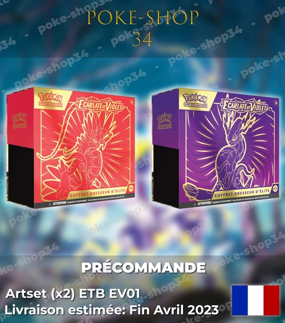 Coffret ETB x2 EV01 Écarlate et Violet Koraidon et Miraidon FR Précommande