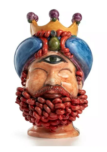 Stai Acquistando Baroni Home Vaso In Ceramica Testa Di David Azzurra Statua Mezzo Busto Stile Classico Portapenne Soprammobile 9 5x8x14 Cm 1051412191