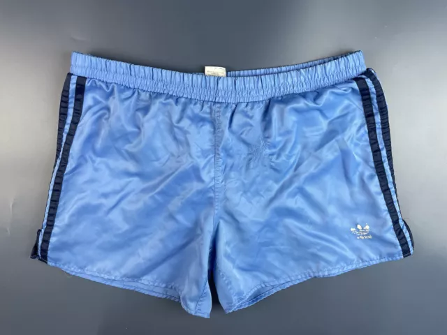 Vintage Adidas Football Running Sprinter Shorts Blue Yugoslavia Size S Adult