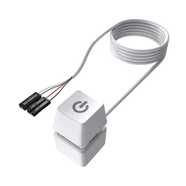 Led Button On Computer LED LIGHT COMPUTER Desktop Switch PC Motherboard External Start ...