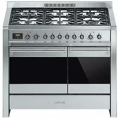 Cucina Smeg A2-81 Serie Opera Inox 6 Fuochi 2 Forni Elettrici Classe A