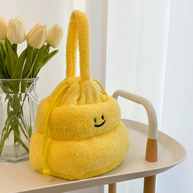 Dessin animé femmes sacs en peluche fille dame sac fourre-tout organisateur sac