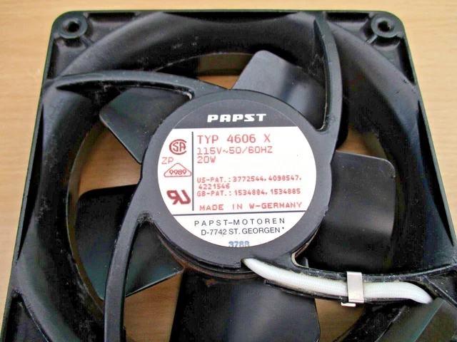 Papst/Pamotor Ventilatore Assiale 115V Ac, 20W Papst 4606X