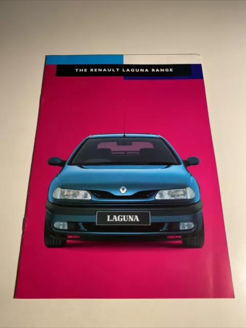 Renault Laguna Range Car Sales Brochure 1994 3.0 V6 RXE RT RN FREE POSTAGE