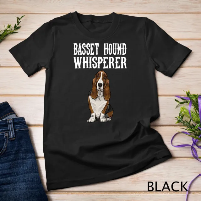Basset Hound Wisperer Funny Dog Lover Gift Unisex T-shirt