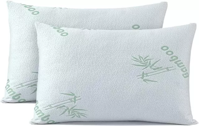 Bamboo Memory Foam pillow - 60x14x13cm- With a storage bag & FREE POSTAGE