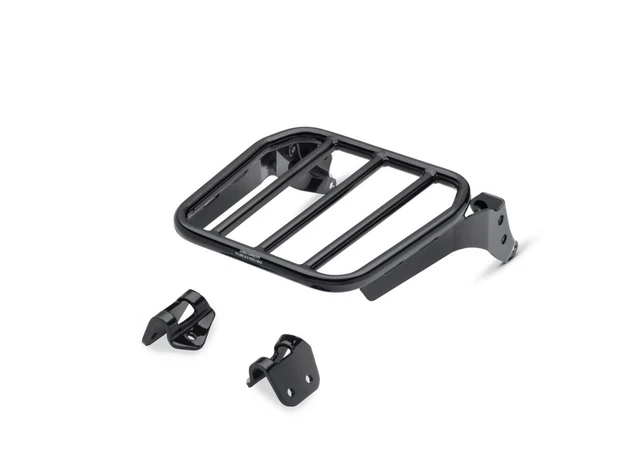 HTTMT Black Sport Luggage Rack For 2018-2020 Harley Davidson Fat Boy / Breakout - Holdfast Sissy Bar