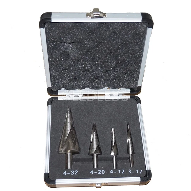 Fresa Conica A Scalini HSS - Per Legno E Metallo, Diametri Da 4 A 39mm | Gambo 10mm Per Forature Di Precisione - Foto 3