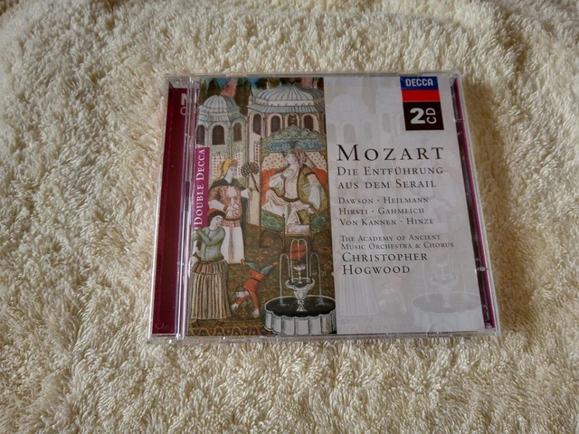 MOZART : Die Entfuhrung Aus Dem Serail : Christopher Hogwood : 2003 Decca CD