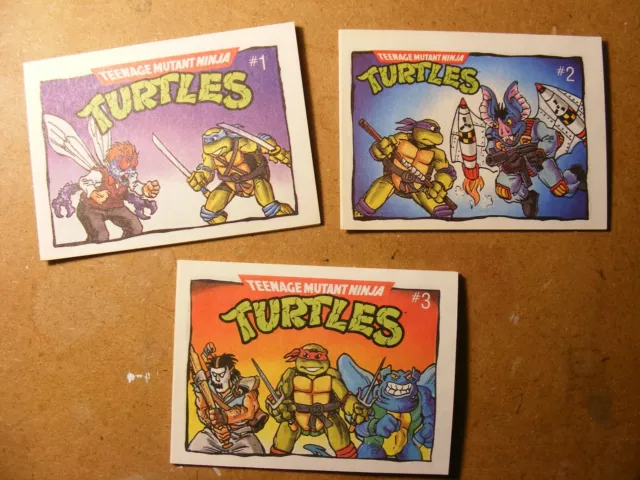 TEENAGE MUTANT NINJA TURTLES MINI COMICS SET 1989 Mirage Studios archive copies