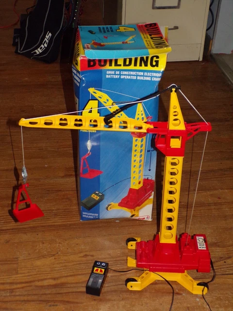 Autres & Non Classés - Camion Grue Miniature En Tole Et Plastique Joustra Goliath Roule 28 Cm Sur 11 Cm 700 Gr 1499831122