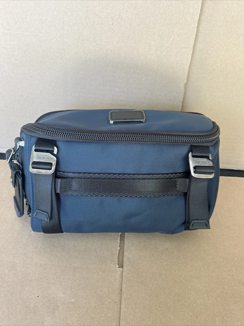 Tumi Alpha Bravo Platoon Sling Bag 232799 Navy Blue Nylon $325