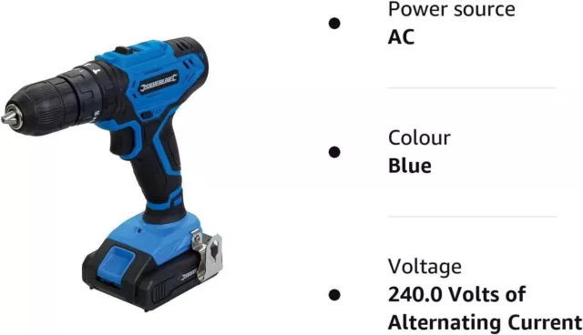 Silverline 18V Combi Hammer Drill 2.0Ah 3