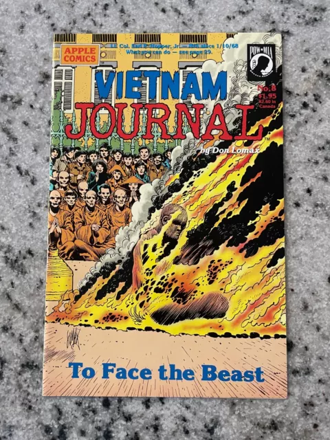 Vietnam Journal # 8 NM Apple Comics Comic Book Don Lomax Face The Beast RH9