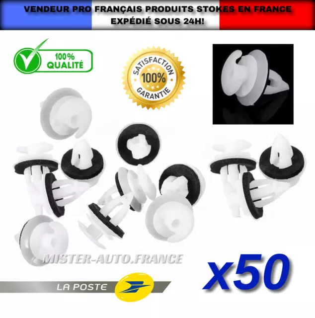 x50 Clips Fixation Panneau Porte Garniture Compatible BMW E36 E38 E39 E46 X5 Z3+