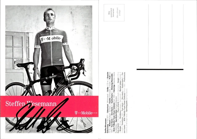 Autogrammkarte Steffen Wesemann - Original Signiert - Radsport Sammlerstück
