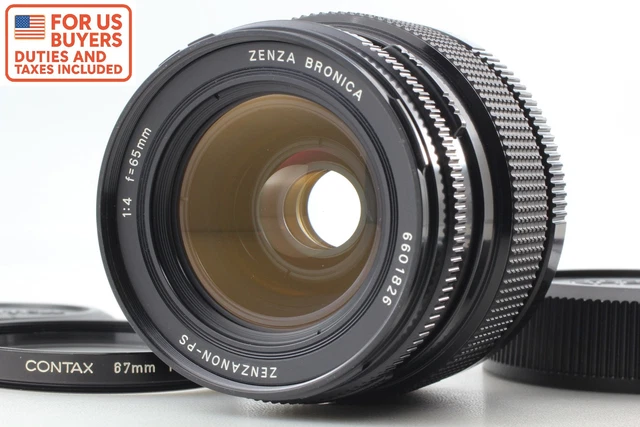 ZENZA BRONICA ZENZANON PG 65mm f/4 Lens For GS-1 From JAPAN MINT w