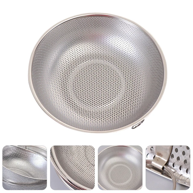Colador de arroz japonés de acero inoxidable para lavado de granos colador de arroz japonés
