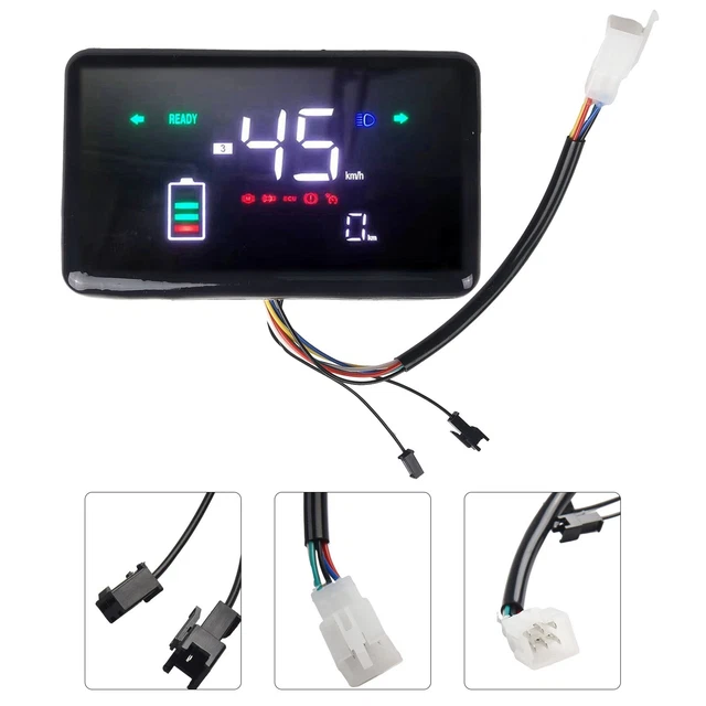 VÉLO ÉLECTRIQUE SCOOTER LCD écran moteur compteur de vitesse écran 48V 72V EUR 23,06 - FR VÉLO ÉLECTRIQUE SCOOTER LCD écran moteur compteur de vitesse écran 48V 72V EUR 23,06 - FR
