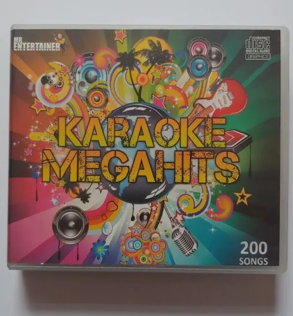 Karaoke CD Pack Mr Entertainer Mega Hits 200 Greatest Song 10 x Discs