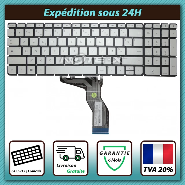 AP2HJ000300| Clavier azerty + topcase pour HP15-DB |NOIR