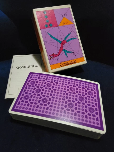 Geomantic Raval RARE OOP GEOMANTIC divination Tarot Deck Grimaud, Baptiste Paul France ...