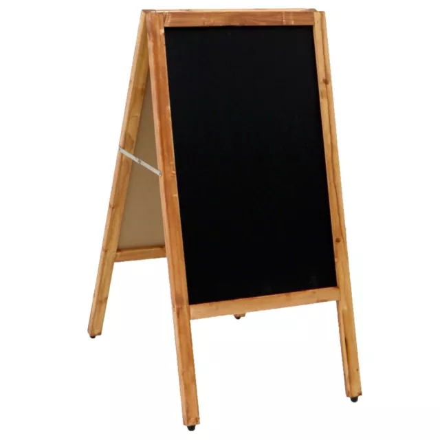 NEW! Wooden Chalkboard Blackboard Pavement Display Sign A-Board