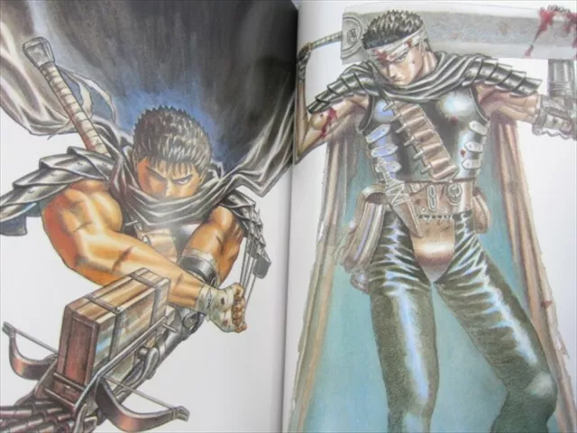 BERSERK Gashu w/Poster Art Works KENTAROU MIURA Fan Book 1997 Japan HS87 3