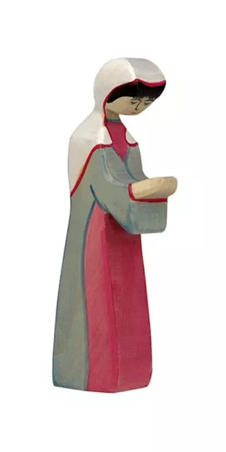 MARIA Nr 2 von Holztiger Krippenfigur Weihnachtskrippe Heilige drei Könige Holz